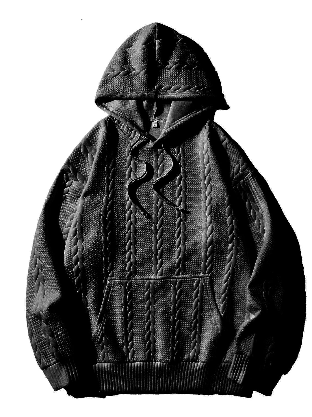 Herren Kapuzenpullover mit strukturiertem Muster Aliams