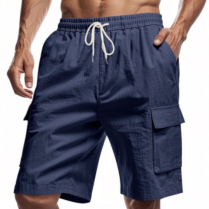 Herren Cargo-Shorts mit elastischem Bund und praktischen Seitentaschen Aliams 1757709006