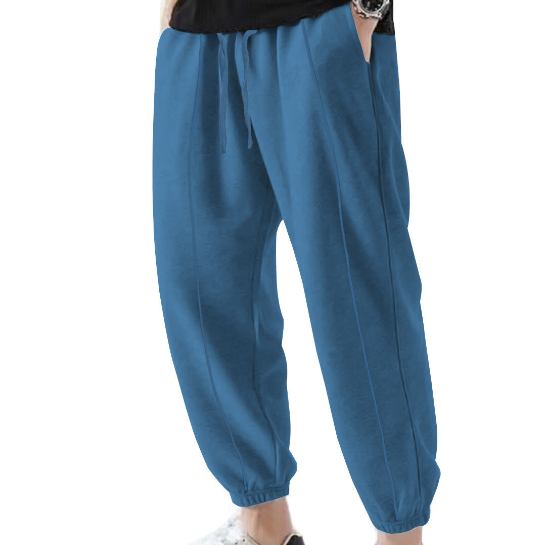 Herren Jogginghose mit seitlichen Taschen und elastischem Bund Aliams