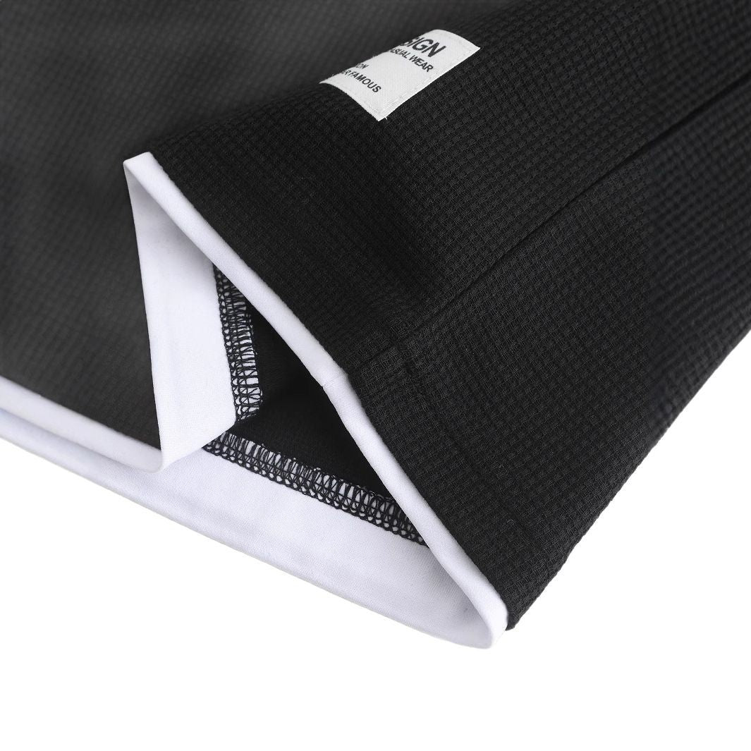 Herren stylisches Freizeit-Set mit kontrastierenden Details Aliams