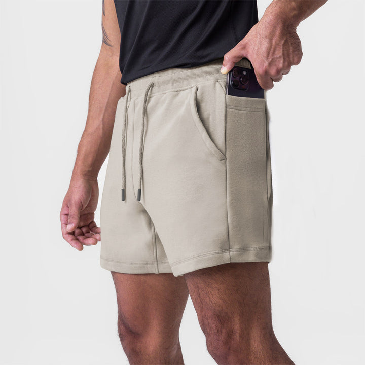 Herren Bequeme Shorts mit seitlichen Taschen und verstellbarem Bund Aliams