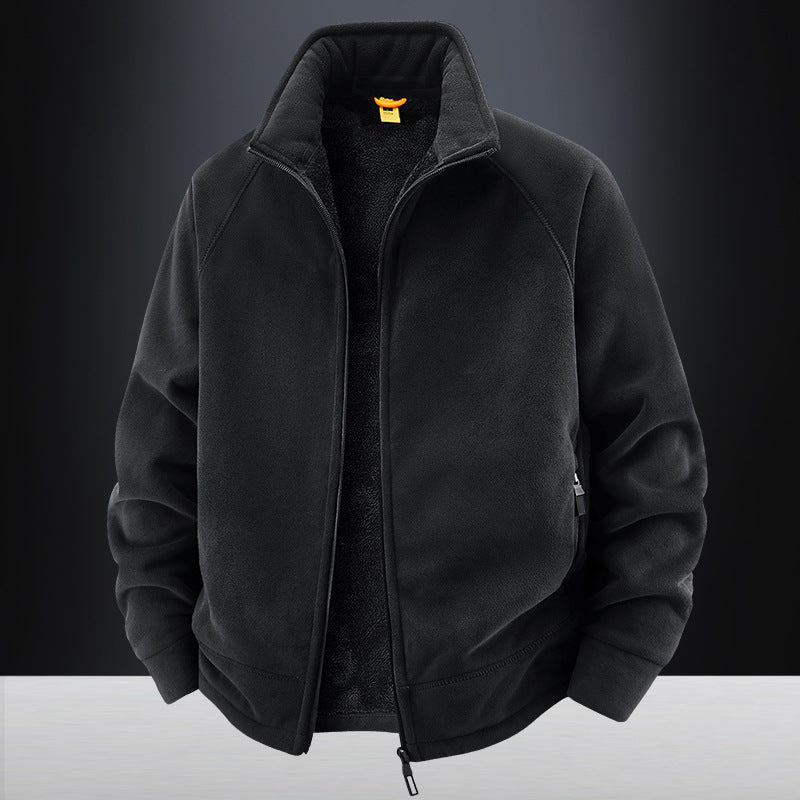 Herren Fleecejacke mit weichem Innenfutter und praktischem Reißverschluss Aliams