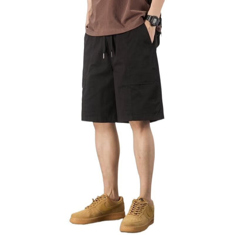 Herren Cargo-Shorts mit vielseitigen Taschen und elastischem Bund Aliams