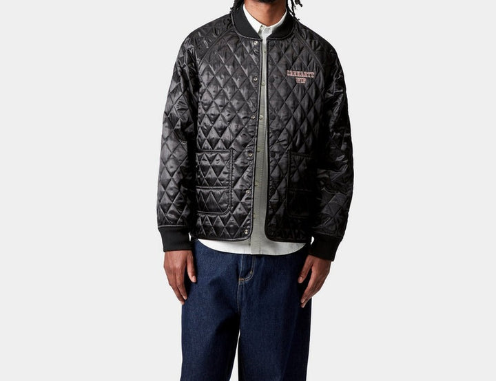 Herren gesteppte Bomberjacke mit praktischen Taschen Aliams