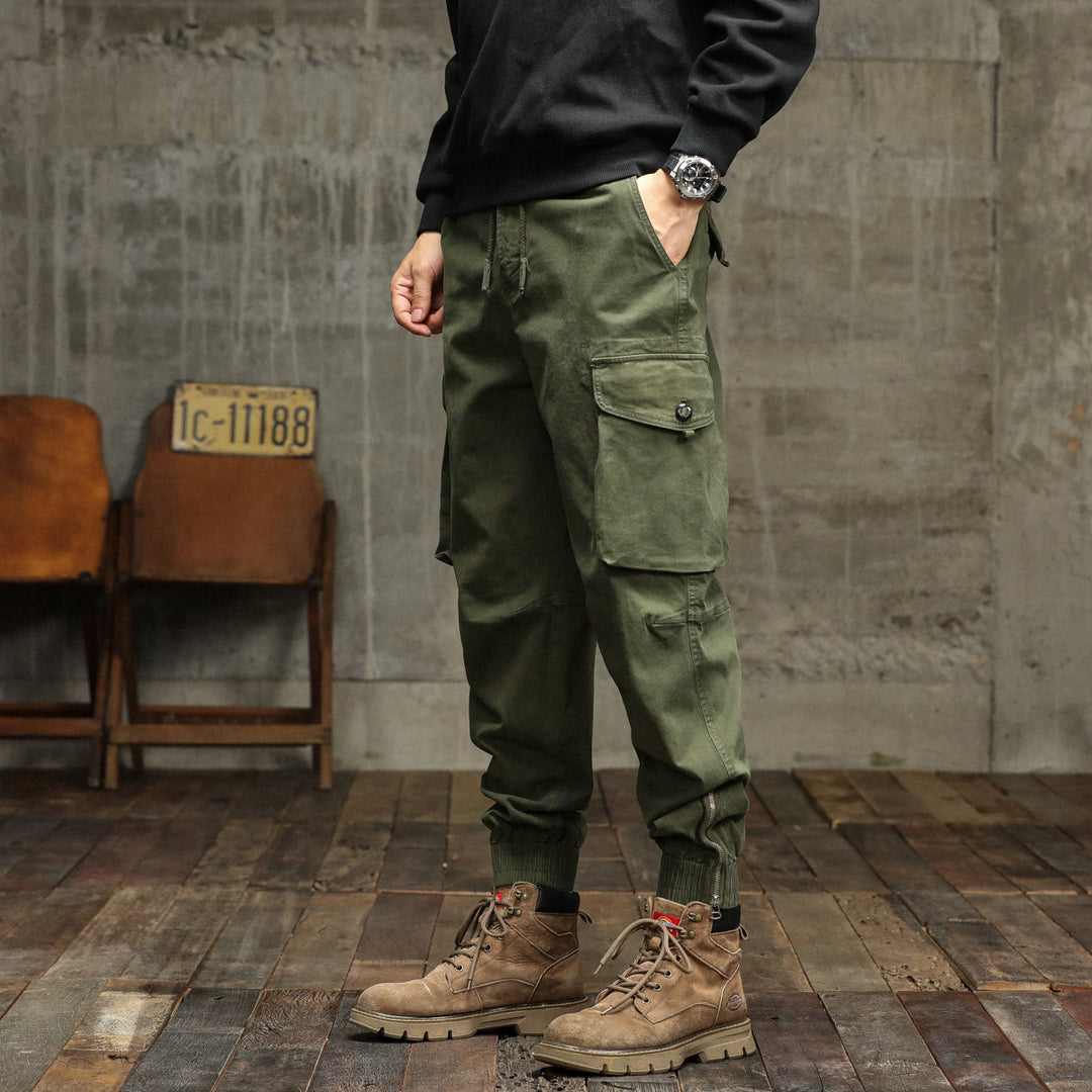 Herren Cargo-Hose mit atmungsaktiven Eigenschaften und multifunktionalen Taschen Aliams