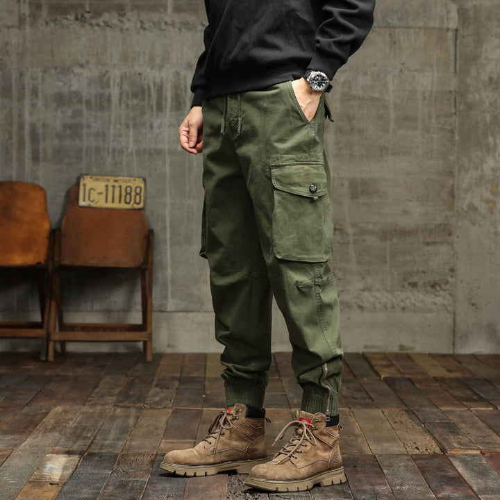 Herren Cargo-Hose mit atmungsaktiven Eigenschaften und multifunktionalen Taschen Aliams