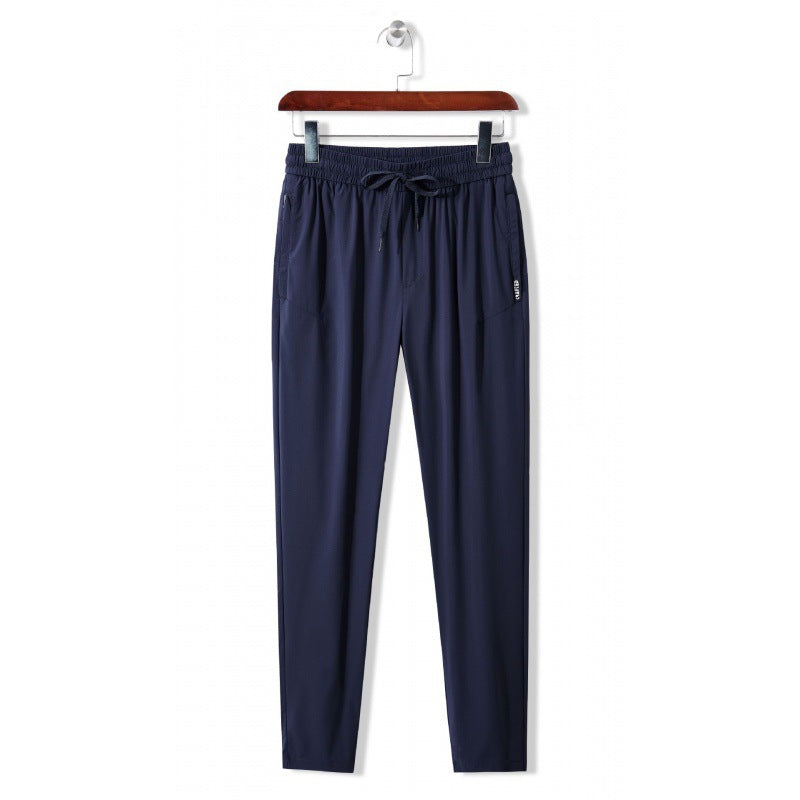 Herren Freizeit-Hose mit elastischem Bund und atmungsaktiven Einsätzen Aliams