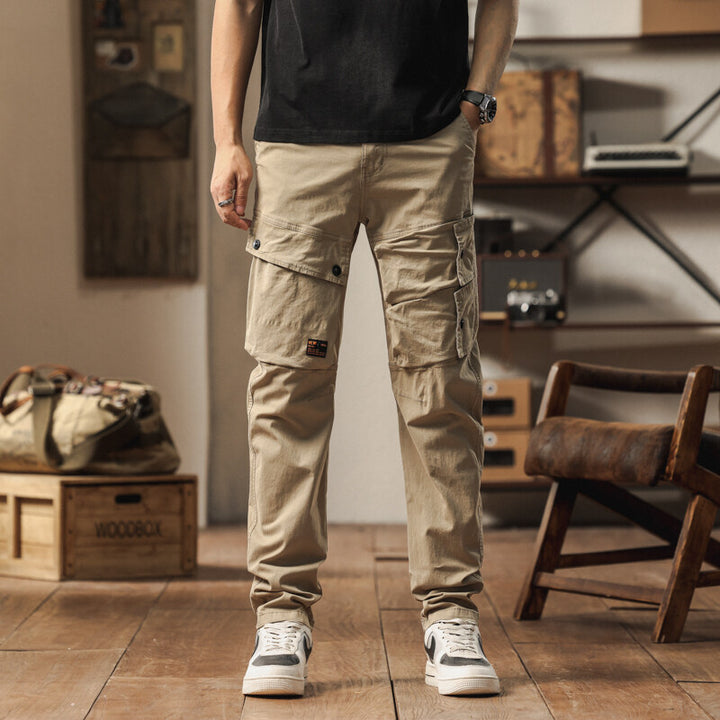 Herren robuste Cargo-Hose mit multifunktionalen Taschen Aliams