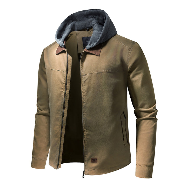 Herren Utility-Jacke mit abnehmbarem Hoodie Aliams