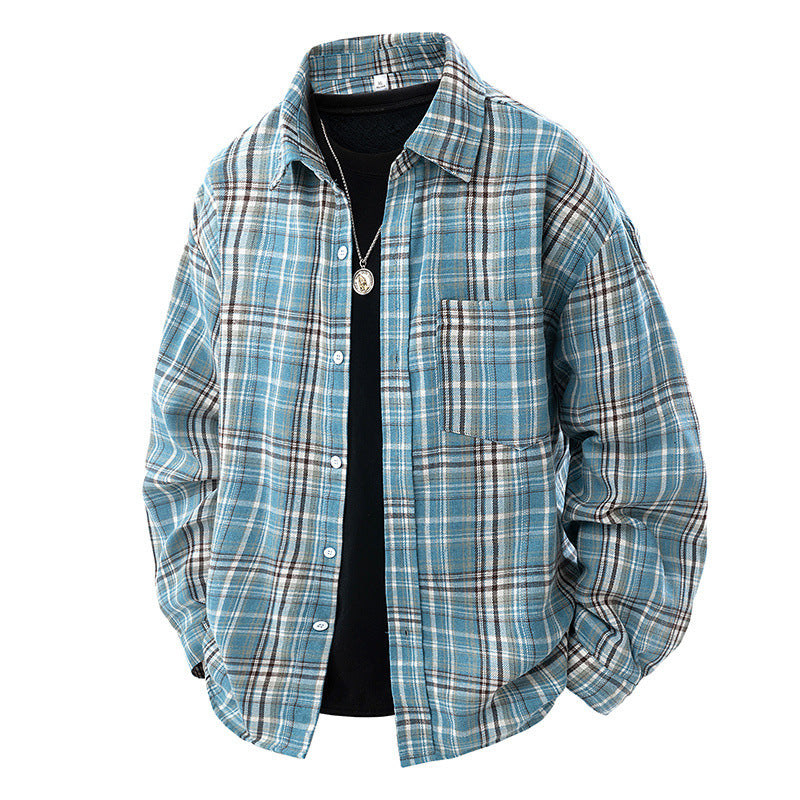 Herren kariertes Freizeithemd Aliams