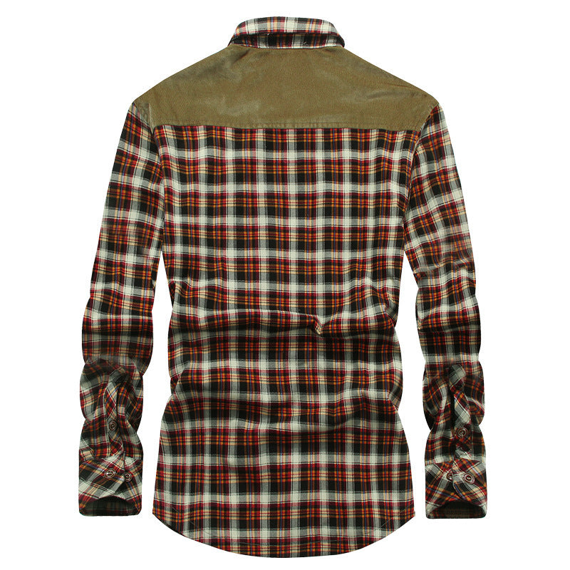 Herren Flanellhemd mit weichem Innenfutter und praktischen Brusttaschen Aliams