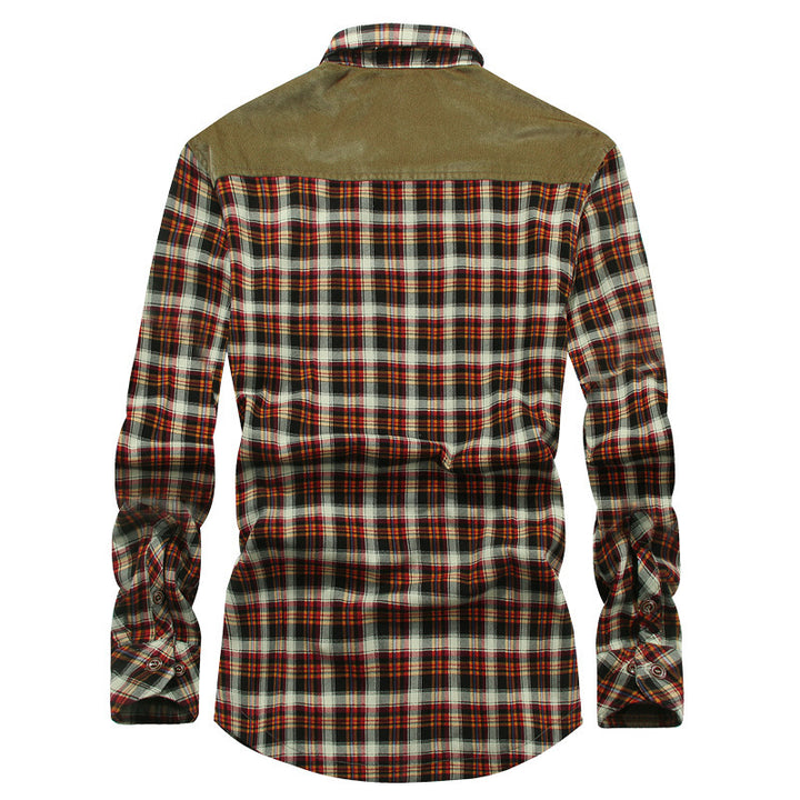 Herren Flanellhemd mit weichem Innenfutter und praktischen Brusttaschen Aliams