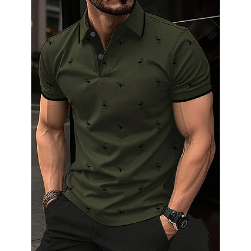 Herren Freizeit Bedrucktes Polo-Shirt Aliams
