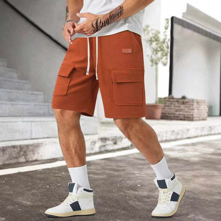 Herren Cargo-Shorts mit vielseitigen Taschen Aliams