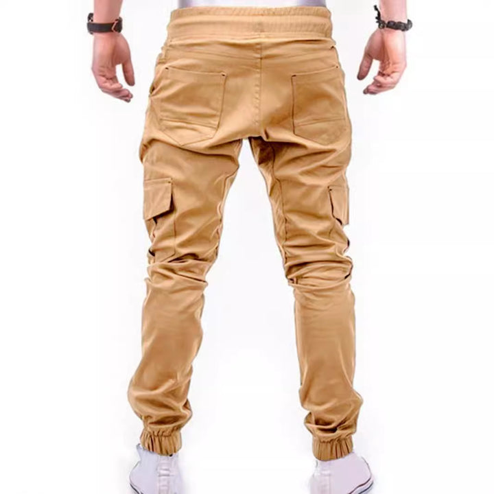 Herren Cargo-Hose mit elastischem Bund und praktischen Multifunktions-Pockets Aliams