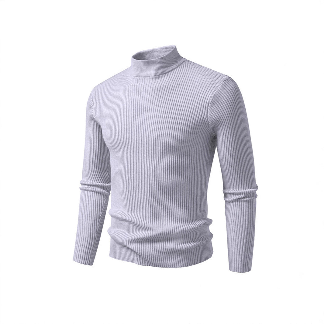 Herren Rollkragenpullover aus strukturiertem Strickmaterial Aliams