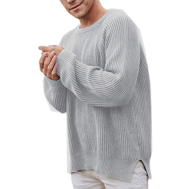 Herren Großer Strickpullover Aliams