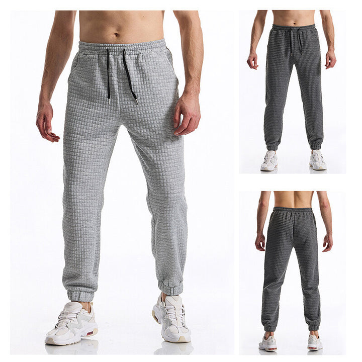 Herren bequeme Sweatpants mit hohem Bund und elastischem Komfort Aliams