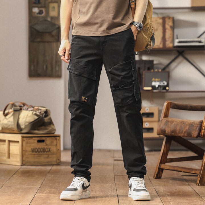 Herren robuste Cargo-Hose mit multifunktionalen Taschen Aliams