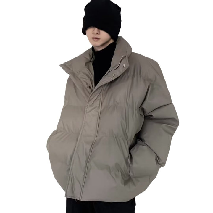 Unisex gefütterte Oversized-Jacke mit hohem Kragen Aliams