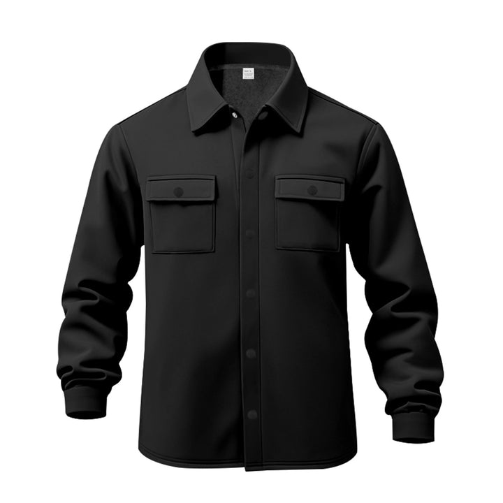 Herren Utility-Hemd mit aufgesetzten Taschen und modernem Design Aliams