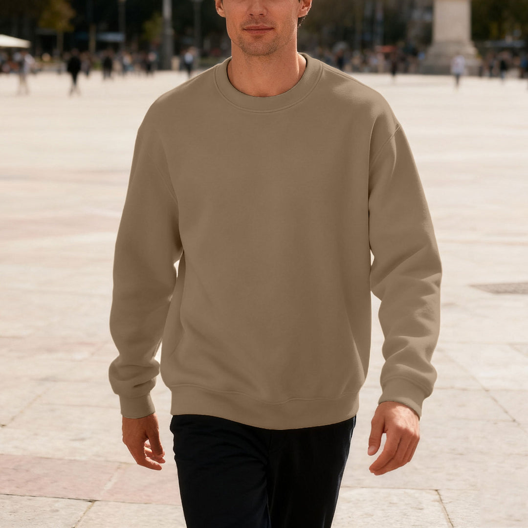 Herren bequemer Sweatshirt mit relaxed-fit Schnitt und elastischen Bündchen Aliams