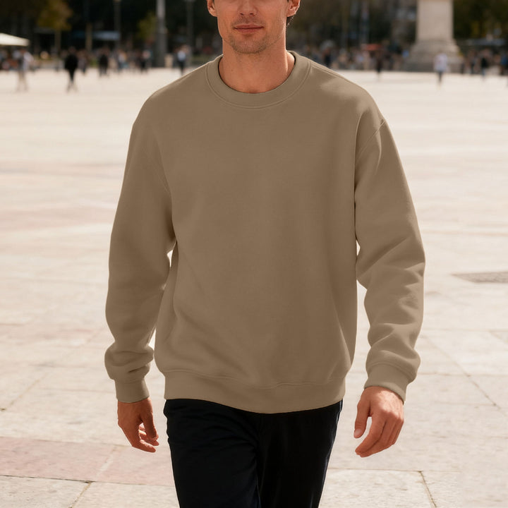 Herren bequemer Sweatshirt mit relaxed-fit Schnitt und elastischen Bündchen Aliams