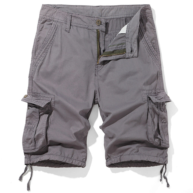 Herren Cargo-Shorts mit praktischen Taschen und verstellbarem Kordelzug Aliams