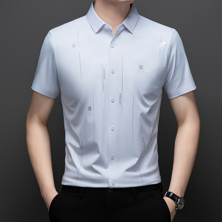 Herren sportliches Kurzarmhemd mit innovativer Feuchtigkeitsregulierung Aliams