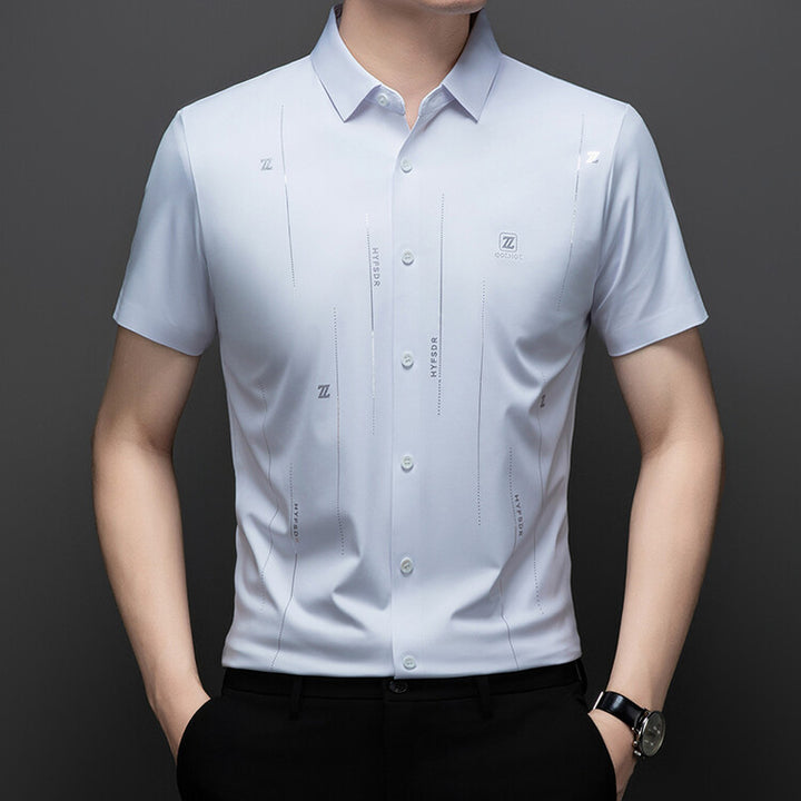 Herren sportliches Kurzarmhemd mit innovativer Feuchtigkeitsregulierung Aliams