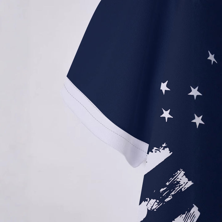 Herren Poloshirt mit stylischem Grafikdesign Aliams