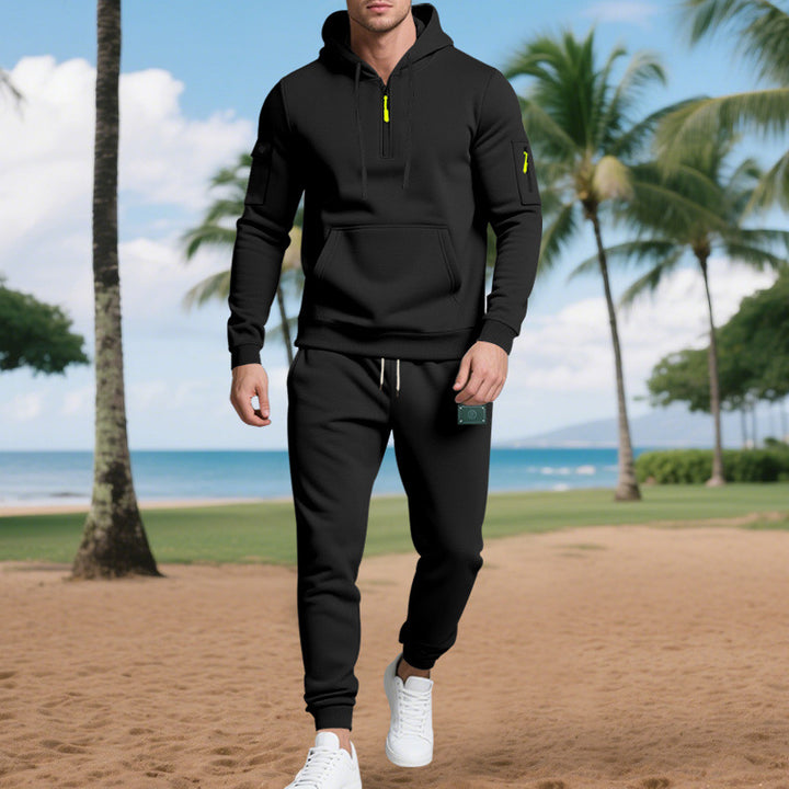 Herren Freizeit-Sweatset mit praktischen Taschen und Kordelzug Aliams