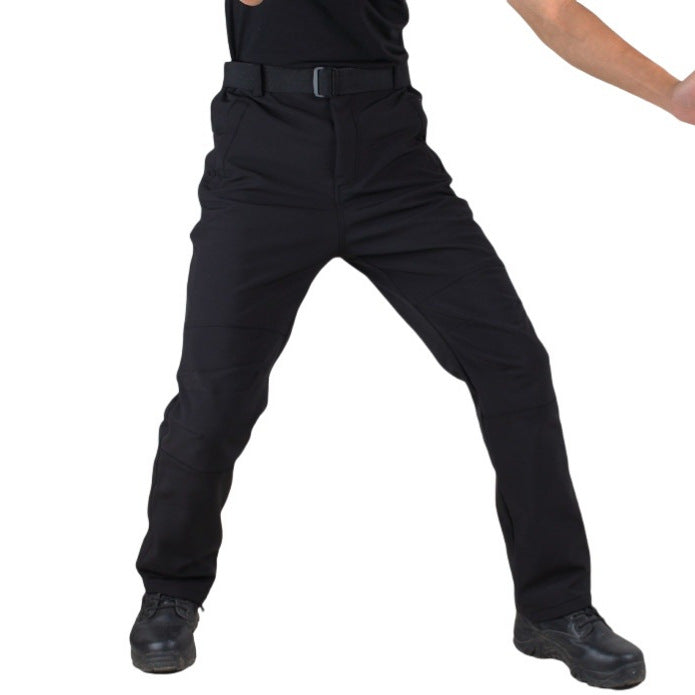 Herren Funktionale Cargo-Hose mit multifunktionalen Taschen und verstellbarem Bund Aliams