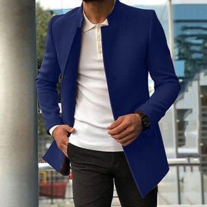 Herren eleganter Freizeitblazer mit modernem Schnitt und innovativen Details Aliams