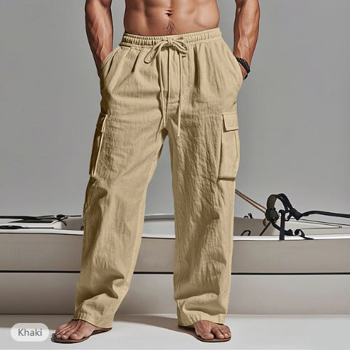 Herren Cargo-Hose mit elastischem Bund und praktischen Seitentaschen Aliams