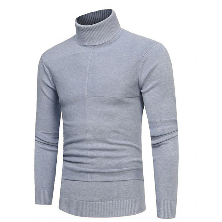 Herren Rollkragenpullover mit strukturierten Akzenten Aliams