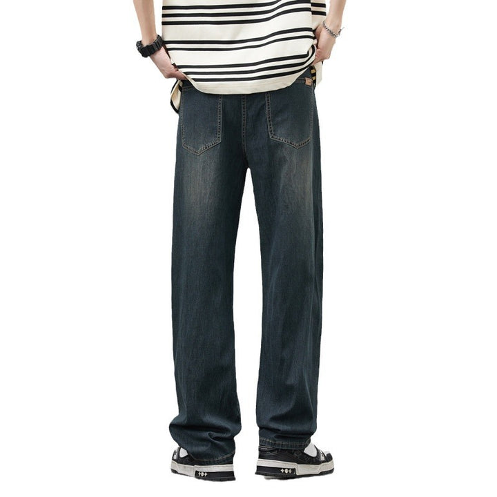 Herren Bequeme Weitgeschnittene Jeans Aliams