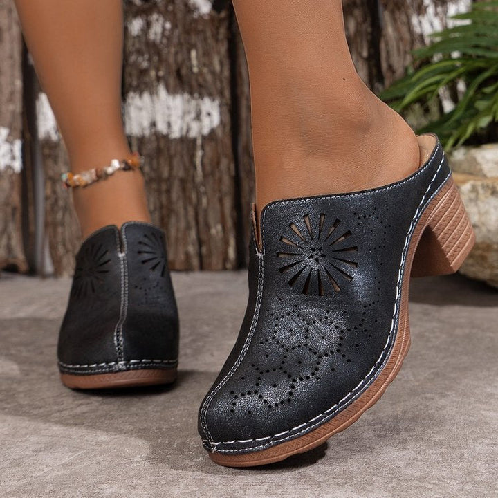 Damen Offene Clogs Aliams