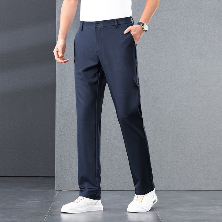 Herren elegante Business-Hose mit perfektem Sitz und komfortablem Gummizug Aliams