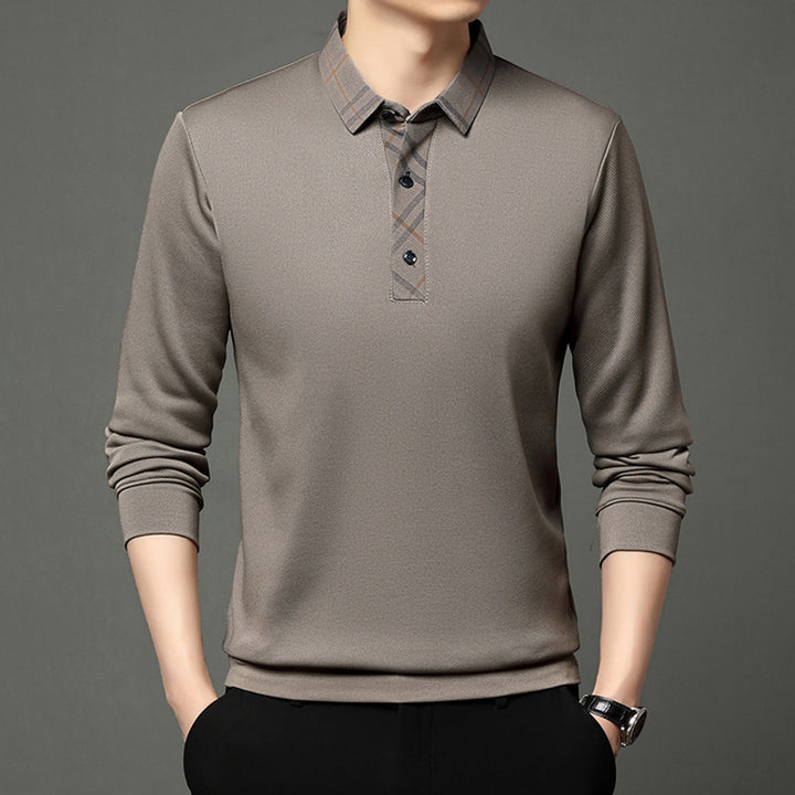 Herren funktionales Poloshirt mit strukturiertem Kragen Aliams