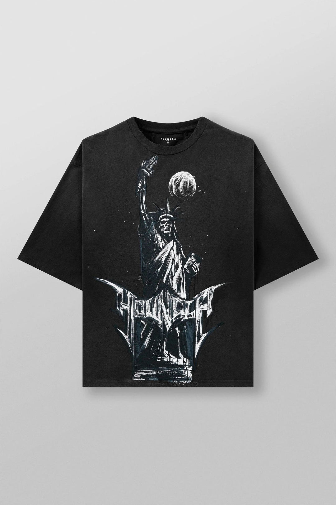 Herren Künstlerische Grafik Übergröße T-Shirt Aliams