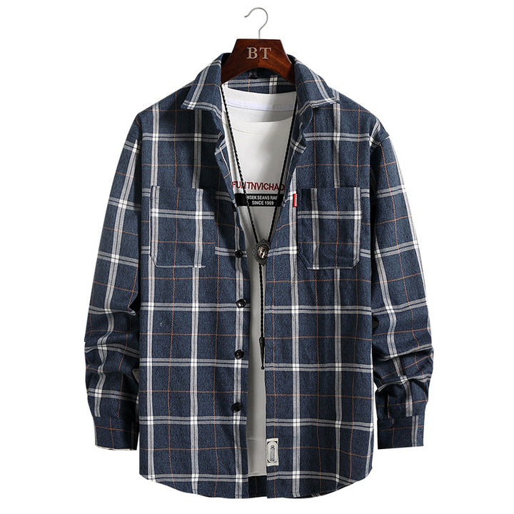 Herren Karohemd mit praktischem Brusttaschen-Design und komfortabler Passform Aliams