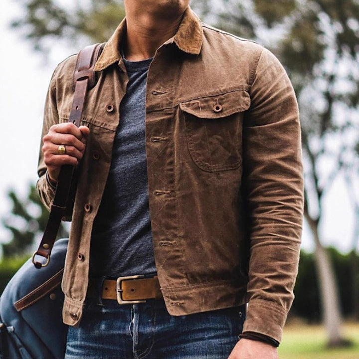 Herren Baumwolljacke mit praktischen Taschen und modernem Schnitt Aliams