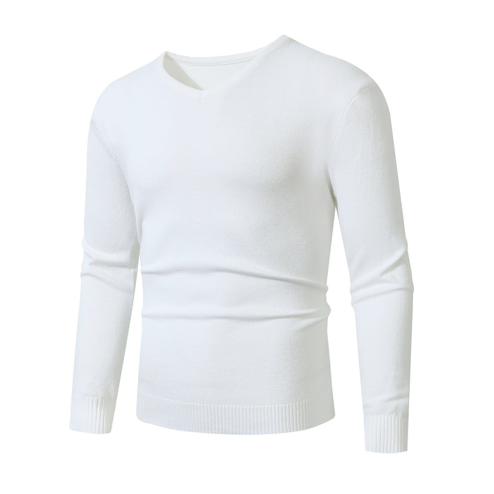 Herren eleganter V-Ausschnitt Pullover Aliams