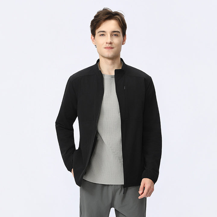 Herren Sportliche Windjacke Aliams