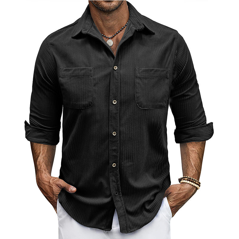 Herren Freizeithemden mit leicht gewelltem Design Aliams