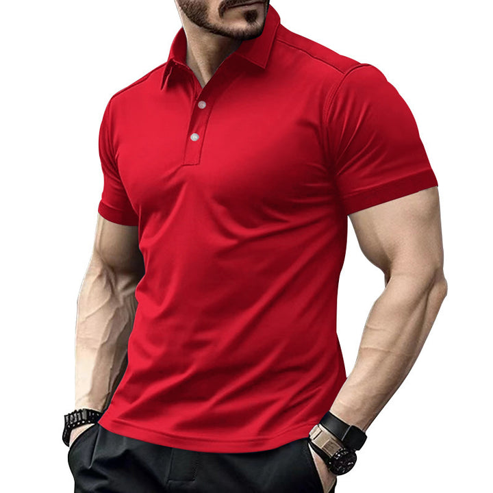 Herren Hochwertiges Kurzarm Poloshirt mit atmungsaktiver Technologie und modernem Schnitt Aliams