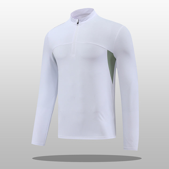 Herren Funktions-Thermoshirt mit Stehkragen und Reißverschluss Aliams