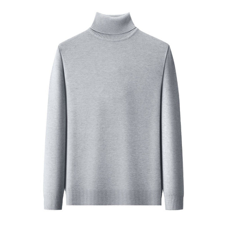 Herren eleganter Rollkragenpullover aus hochwertiger Baumwolle Aliams