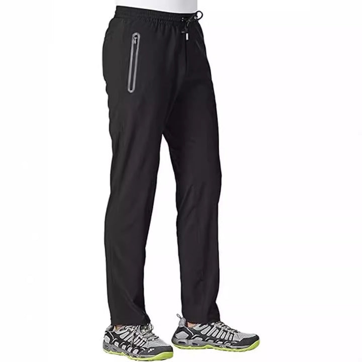 Herren Sportliche Freizeit-Hose mit seitlichen Reißverschlusstaschen Aliams